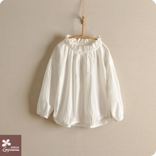 Chemise fille à manche longue - Ref 2086282