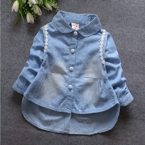 Chemise fille KACAKID à manche longue - Ref 2086283