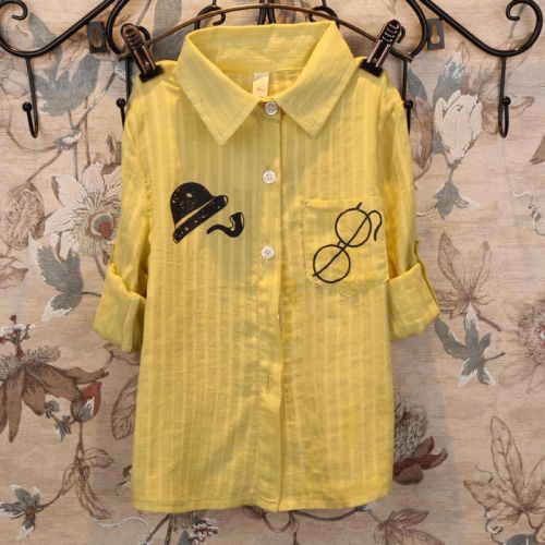 Chemise fille à manche longue - Ref 2086287