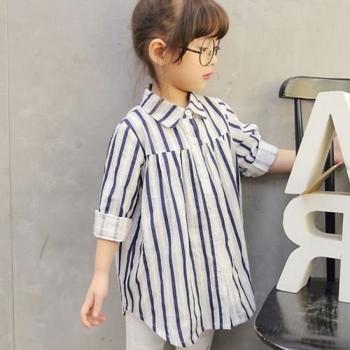 Chemise fille à manche longue - Ref 2086301
