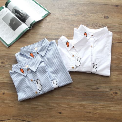 Chemise fille à manche longue - Ref 2086309