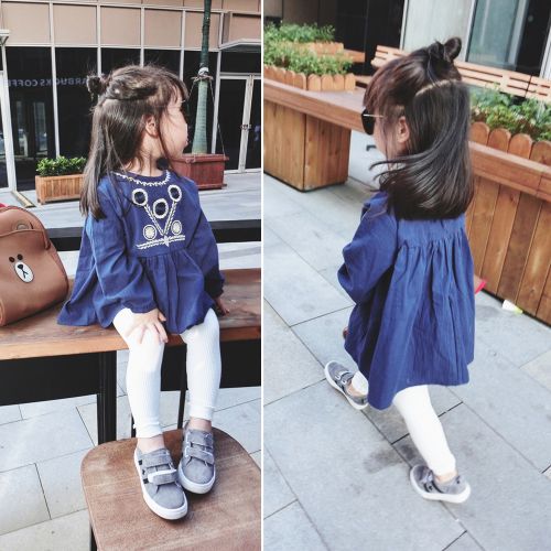 Chemise fille à manche longue - Ref 2086318