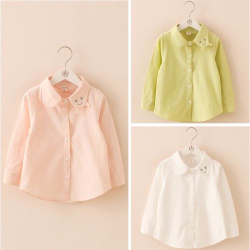 Chemise fille à manche longue - Ref 2086326