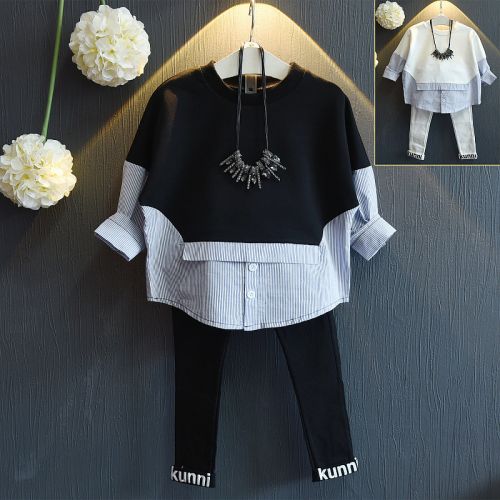 Chemise fille à manche longue - Ref 2086327