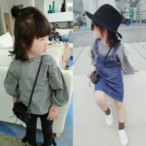 Chemise fille à manche longue - Ref 2086333