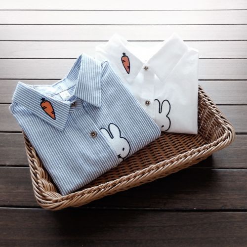 Chemise fille à manche longue - Ref 2086334