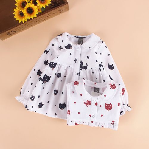 Chemise fille à manche longue - Ref 2086342