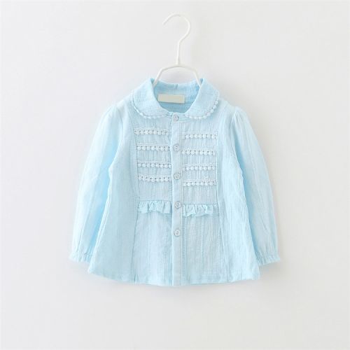 Chemise fille à manche longue - Ref 2086368