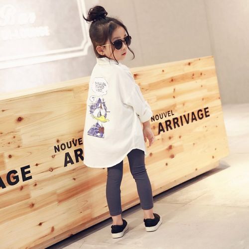 Chemise fille à manche longue - Ref 2086394