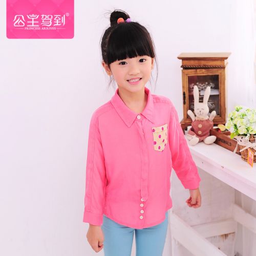 Chemise fille à manche longue - Ref 2086422