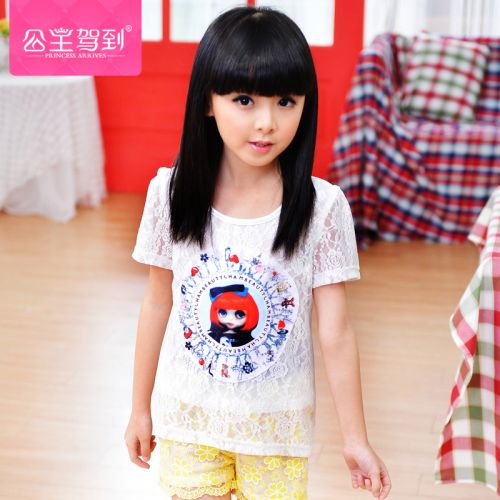 Chemise fille à manche courte - Ref 2086423