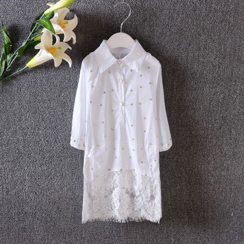 Chemise fille en Toile de coton - Ref 2086434