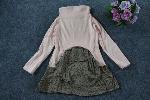 Chemise fille à manche longue en Toile de coton - Ref 2086471