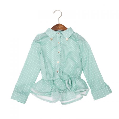 Chemise fille à manche longue - Ref 2086481