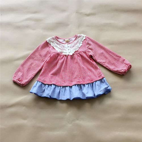 Chemise fille à manche longue - Ref 2086484