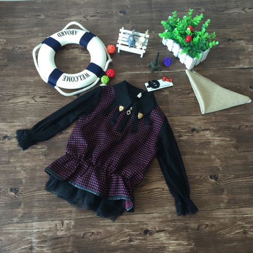 Chemise fille à manche longue - Ref 2086516