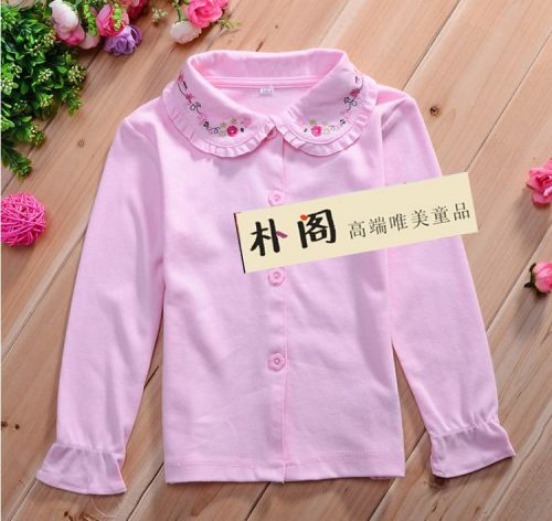 Chemise fille à manche longue - Ref 2086530