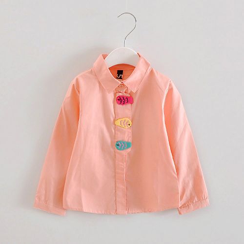 Chemise fille à manche longue - Ref 2086547