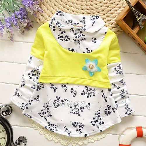 Chemise fille à manche longue - Ref 2086548