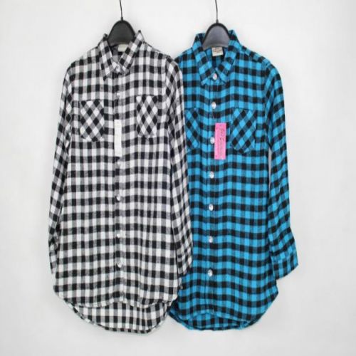 Chemise fille à manche longue en Toile de coton - Ref 2086550