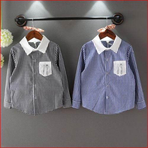 Chemise fille à manche longue - Ref 2086568