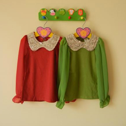 Chemise fille à manche longue - Ref 2086578