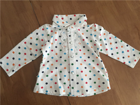 Chemise fille à manche longue - Ref 2086589