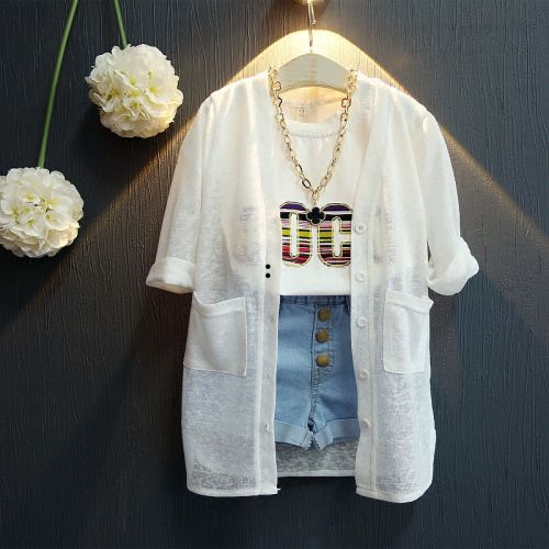 Chemise fille à manche longue - Ref 2086597