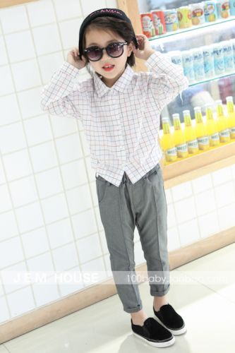 Chemise fille à manche longue - Ref 2086623