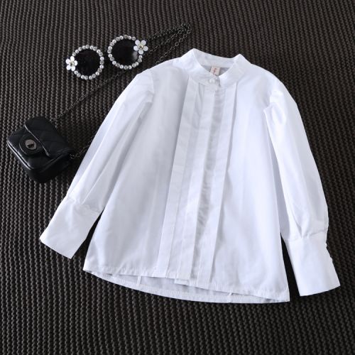 Chemise fille à manche longue - Ref 2086649