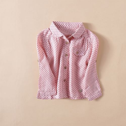 Chemise fille à manche longue - Ref 2086671