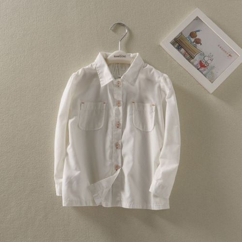 Chemise fille à manche longue - Ref 2086672