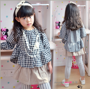 Chemise fille à manche longue - Ref 2086680