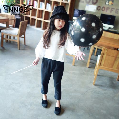 Chemise fille à manche longue - Ref 2086686