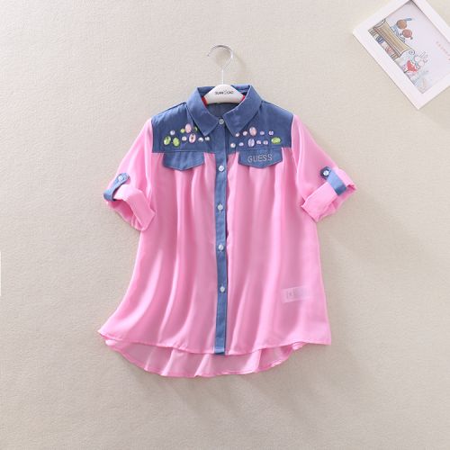 Chemise fille à manche longue - Ref 2086693