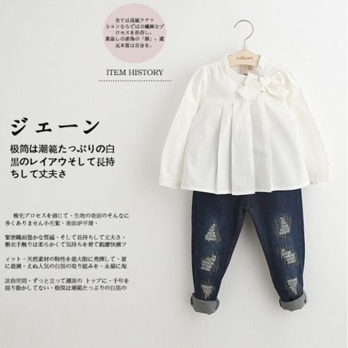 Chemise fille à manche longue - Ref 2086722