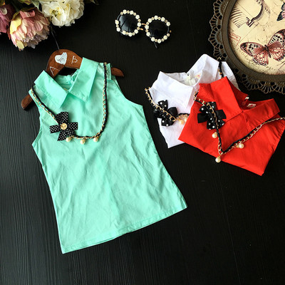 Chemise fille à manche longue - Ref 2086730