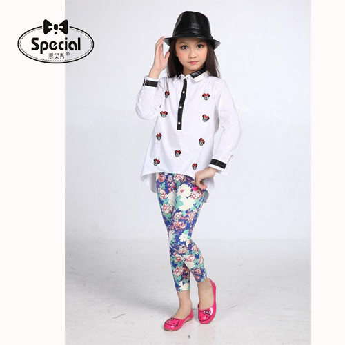 Chemise fille à manche longue - Ref 2086743