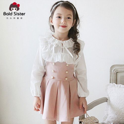 Chemise fille à manche longue - Ref 2086747