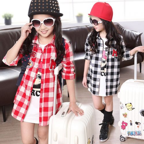 Chemise fille à manche longue - Ref 2086755