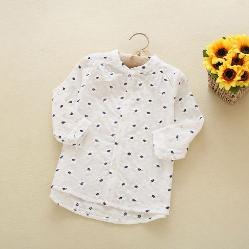 Chemise fille à manche longue - Ref 2086764