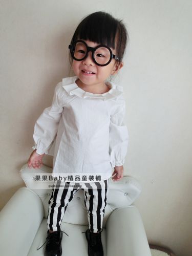 Chemise fille à manche longue - Ref 2086766