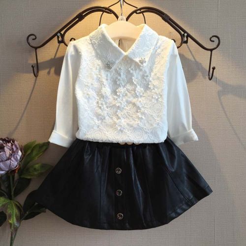 Chemise fille à manche longue - Ref 2086776