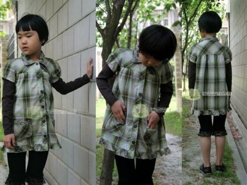 Chemise fille à manche longue - Ref 2086781