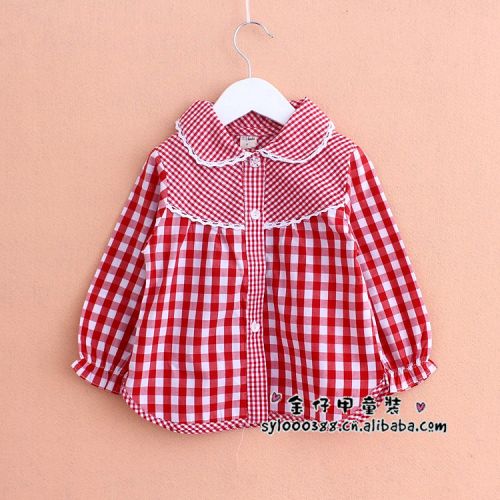 Chemise fille à manche longue - Ref 2086795