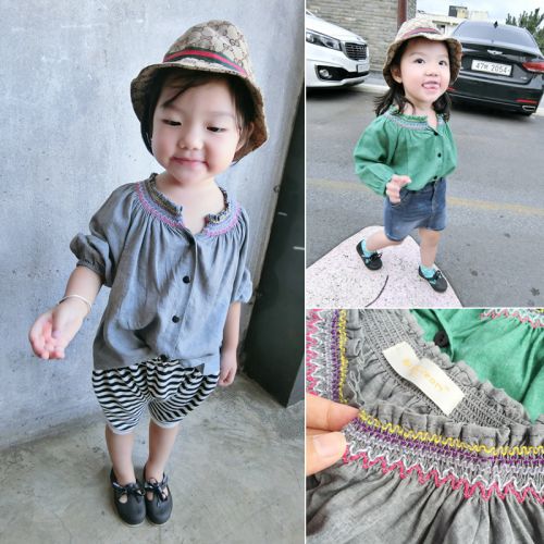 Chemise fille CREAM à manche longue - Ref 2086823