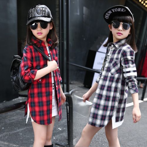 Chemise fille à manche longue - Ref 2086824