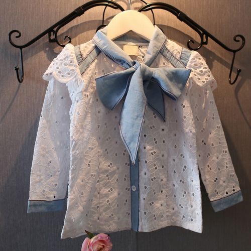 Chemise fille à manche longue - Ref 2086826