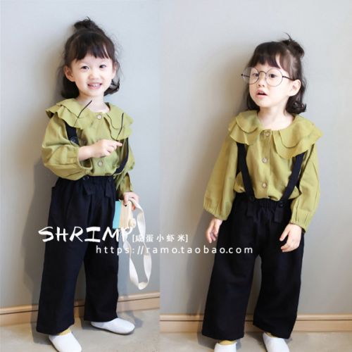 Chemise fille à manche longue - Ref 2086828