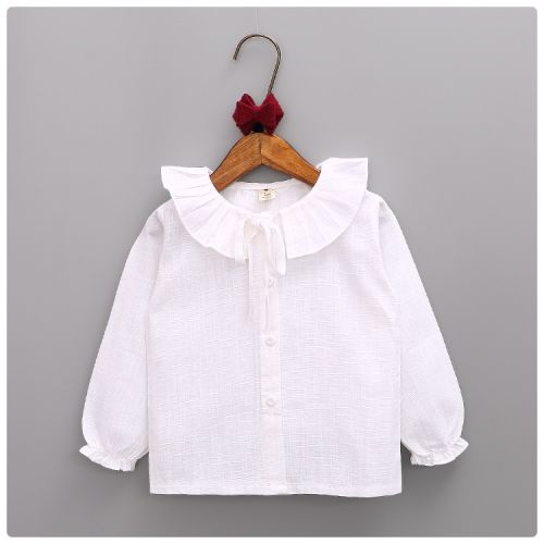 Chemise fille OTHER à manche longue en Toile de coton - Ref 2086837